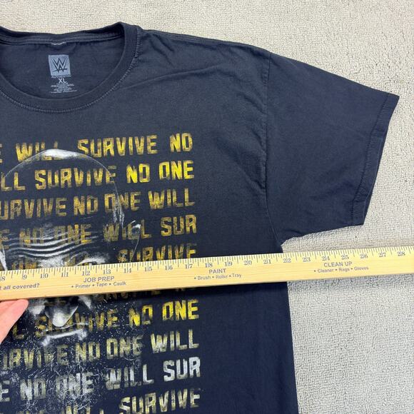 WWE Tommaso Ciampa "No One Will Survive" Authentic T-Shirt Men's XL Black Cotton - Picture 5 of 6